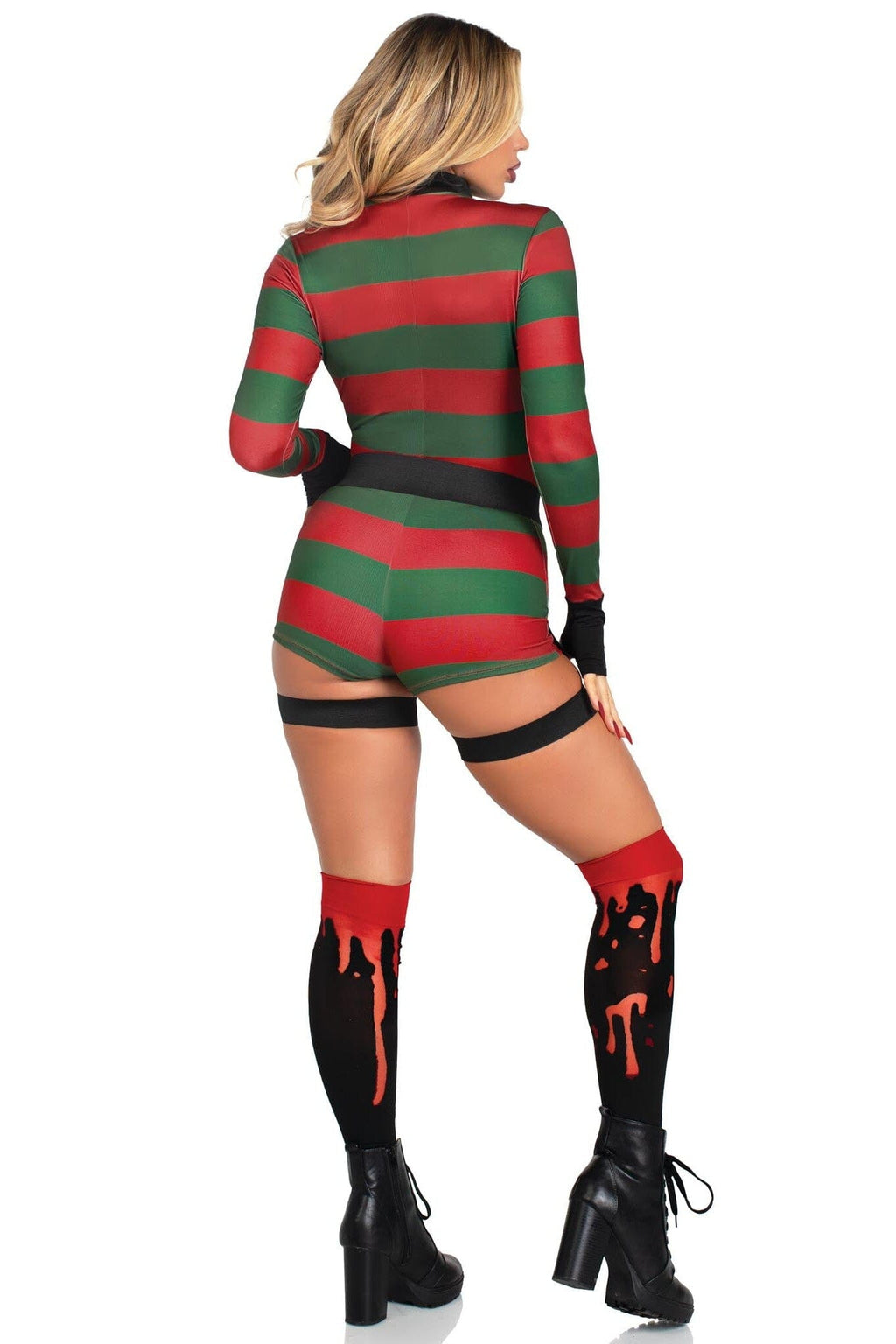 LEG AVENUE 2 Piece Dream Killer High Neck Romber Belt Harness