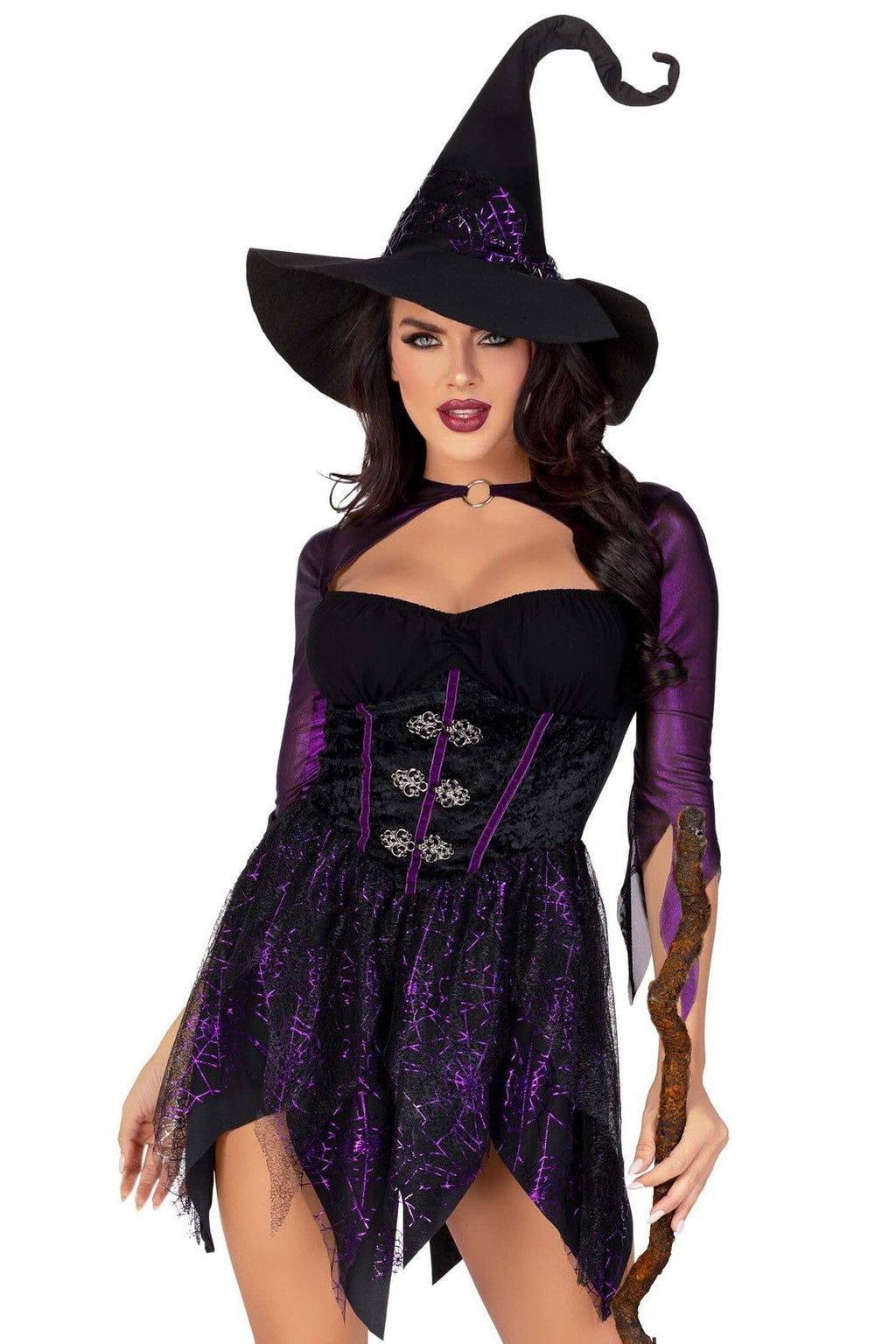 LEG AVENUE 2 Piece Mystical Witch Dress Costume Set