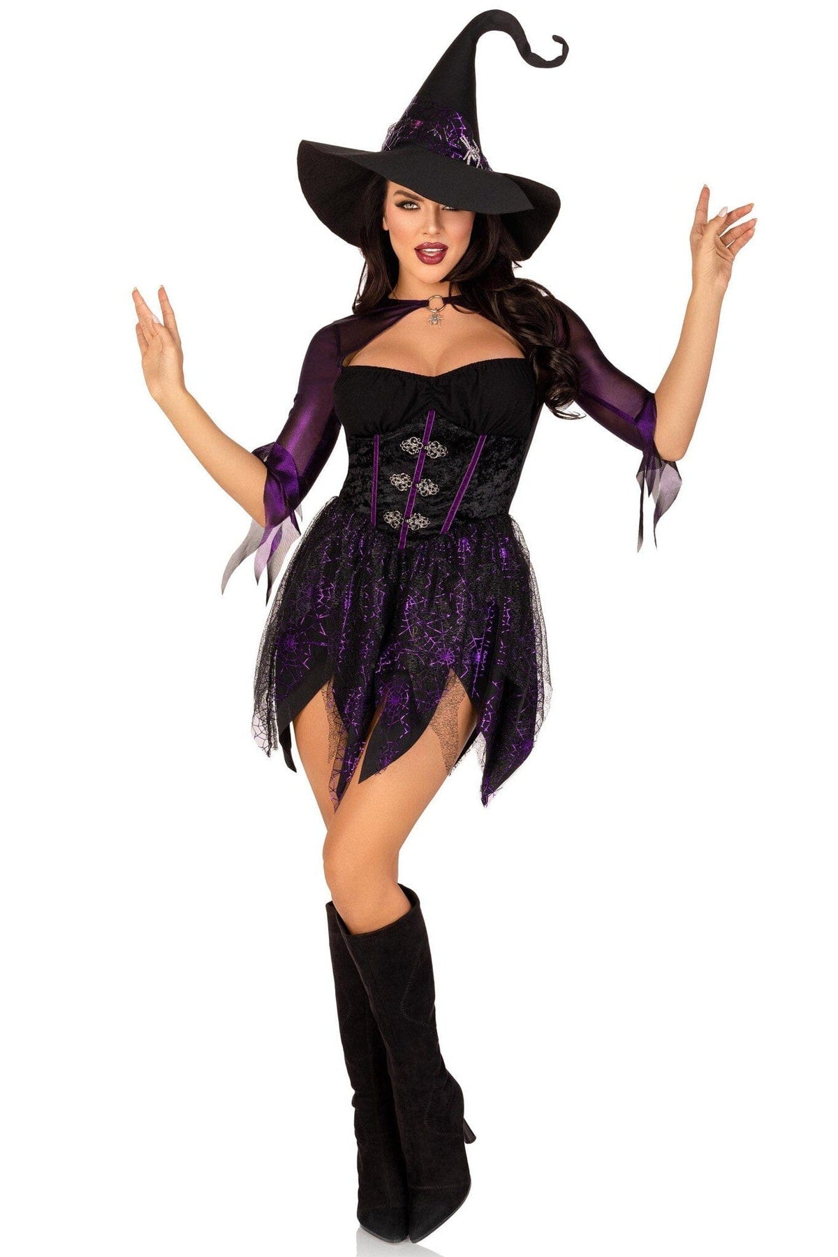 LEG AVENUE 2 Piece Mystical Witch Dress Costume Set