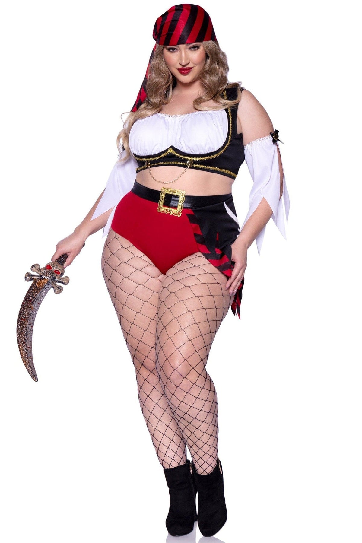 LEG AVENUE 4PC. Wicked Pirate Wench