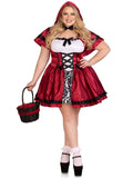 LEG AVENUE Plus Size Gothic Red Riding Hood Costume
