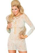  Plus Size Lace Mini Dress