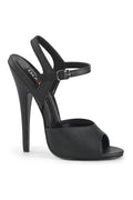  DOMINA-109 Black Faux Leather Sandal
