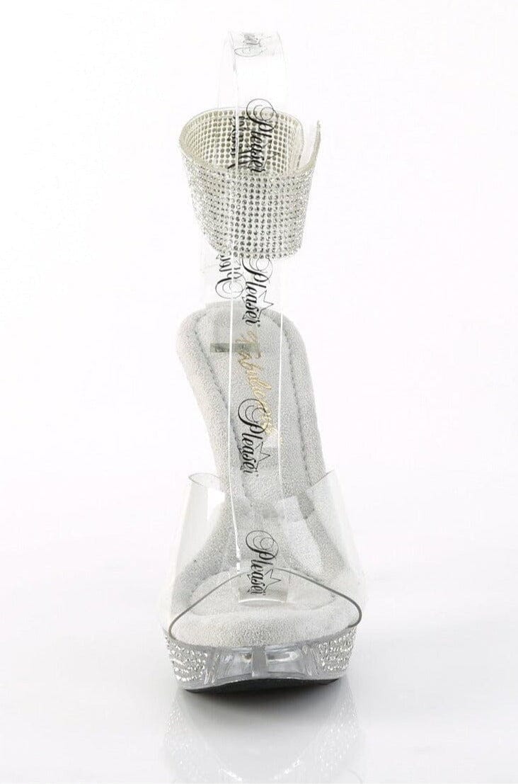  ELEGANT-442 Clear Vinyl Sandal