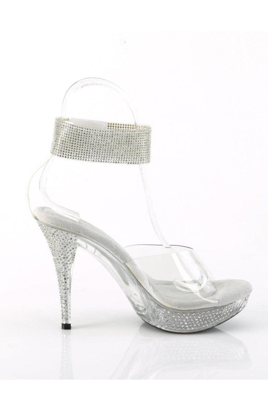  ELEGANT-442 Clear Vinyl Sandal