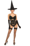  Lavish 3 PC Daring Witch Corset Costume