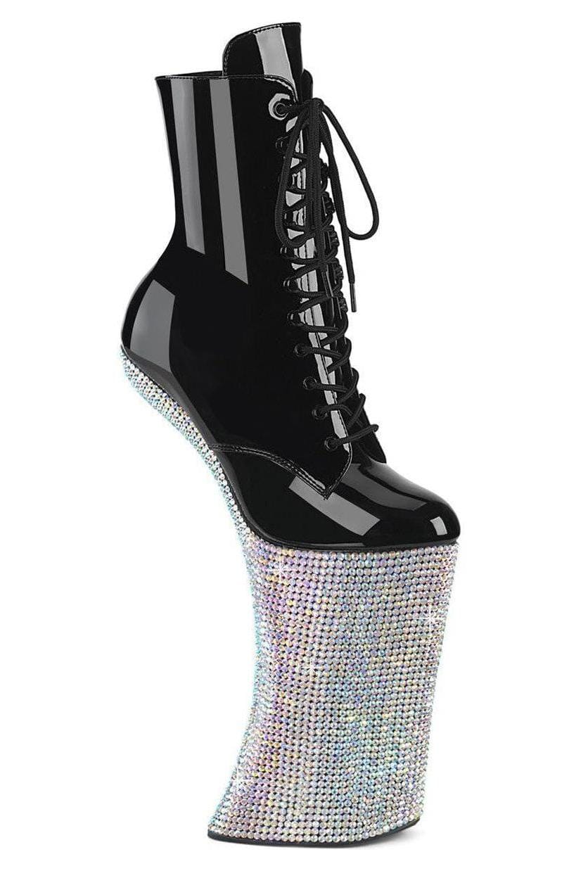  Pleaser FORBIDDEN-1020BEJ Ankle Boot