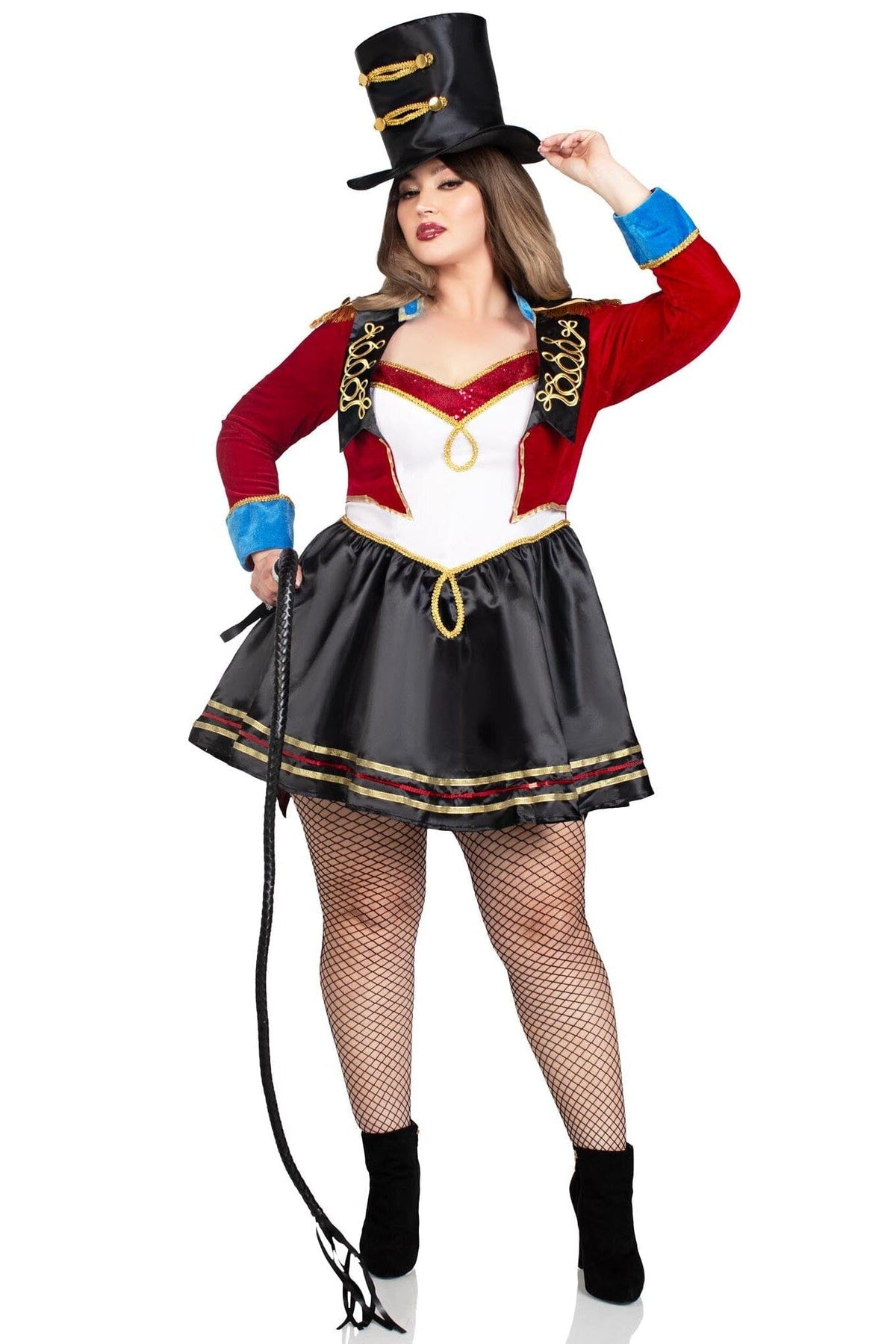 LEG AVENUE Plus Size 2 Piece Classic Ringmaster Costume Set