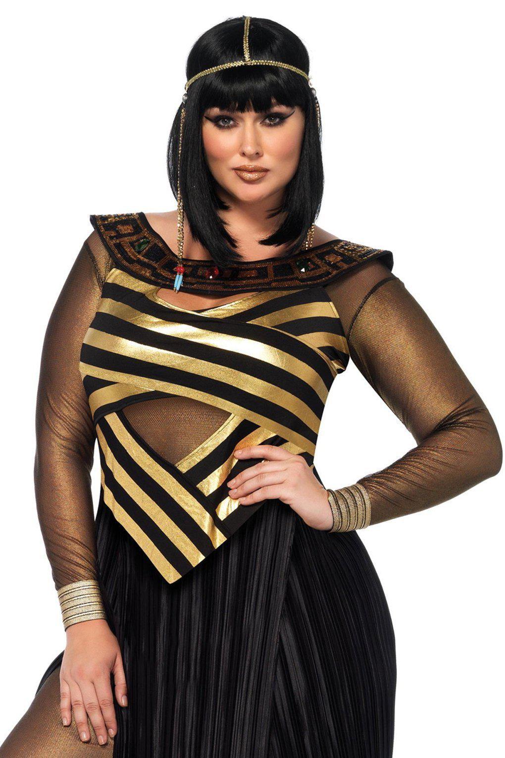 LEG AVENUE Plus Size Nile Queen Catsuit Costume