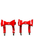  Red Patent Garters (Set Of 2)