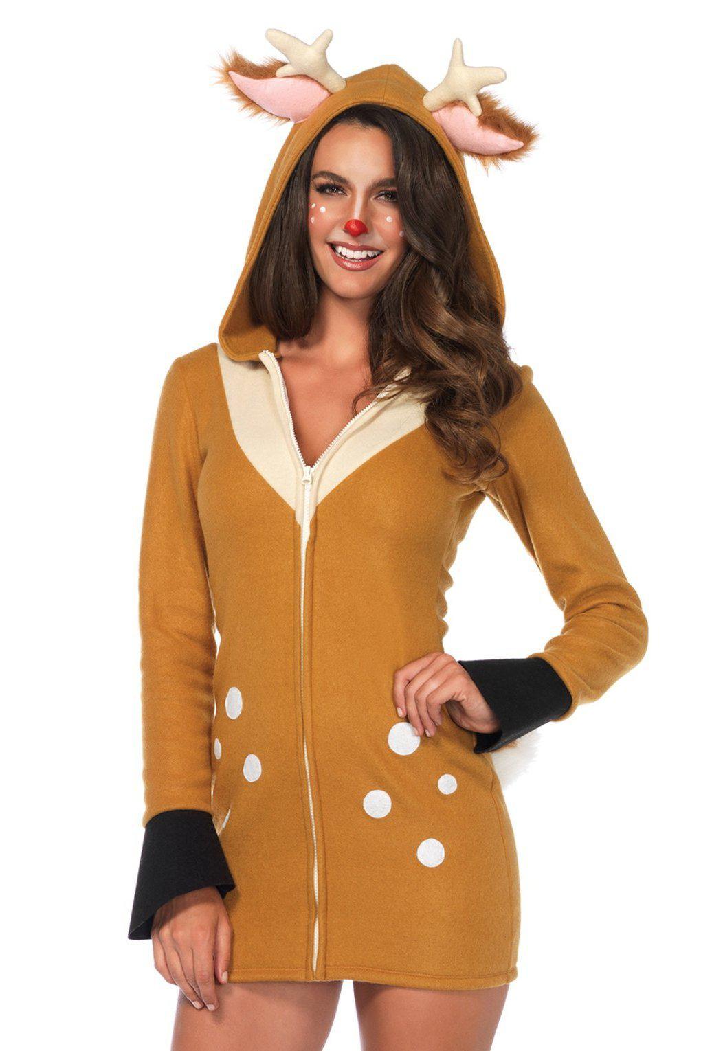 LEG AVENUE Sexy Fawn Costume Dress