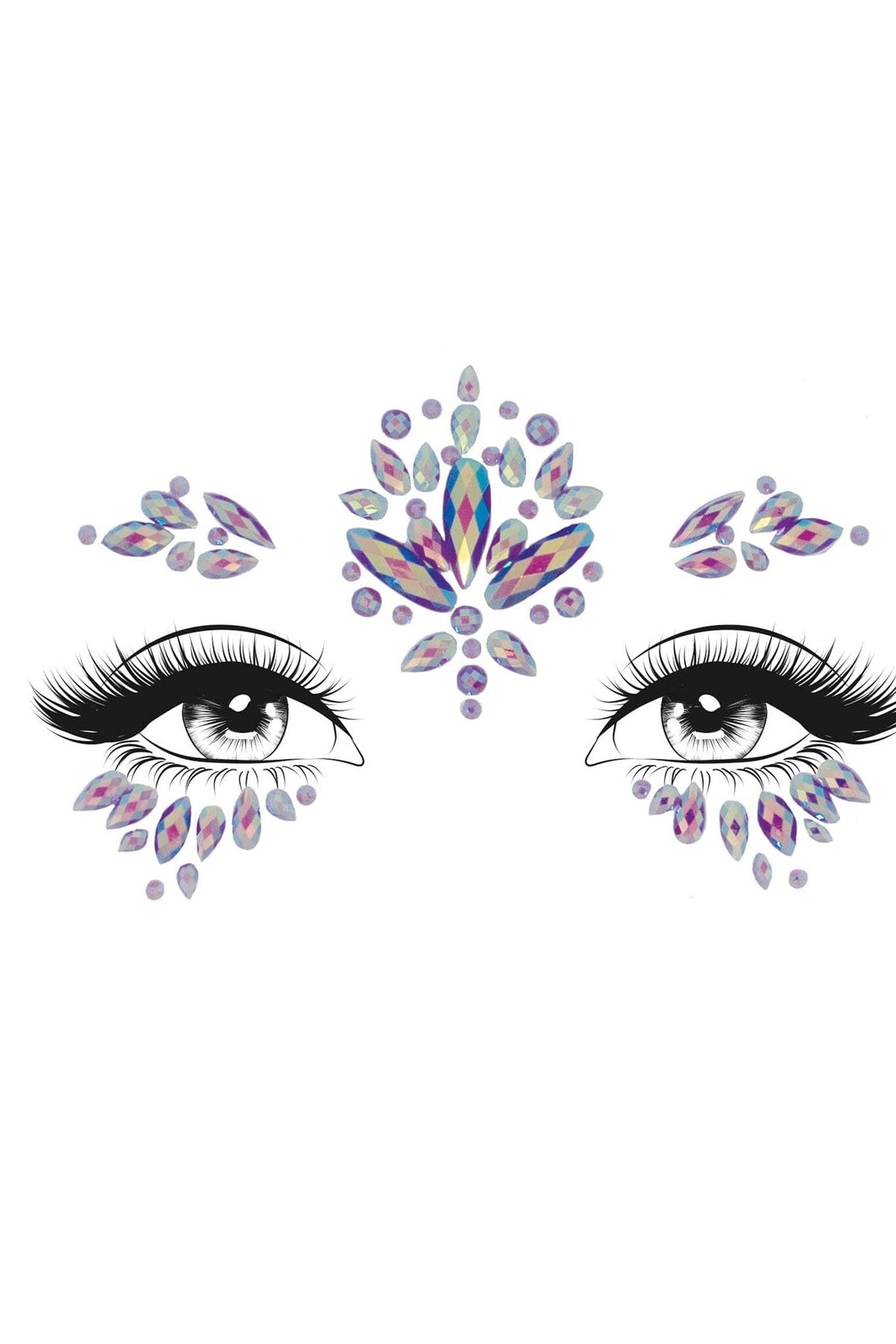 LEG AVENUE Verity Adhesive Face Jewels Sticker