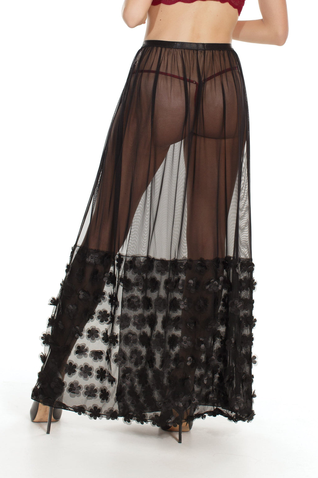 Coquette Waistband With Floral Details