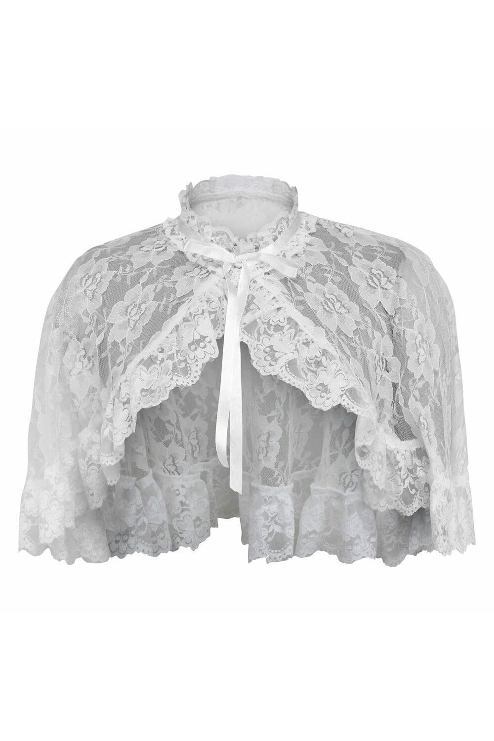  White Lace Cape