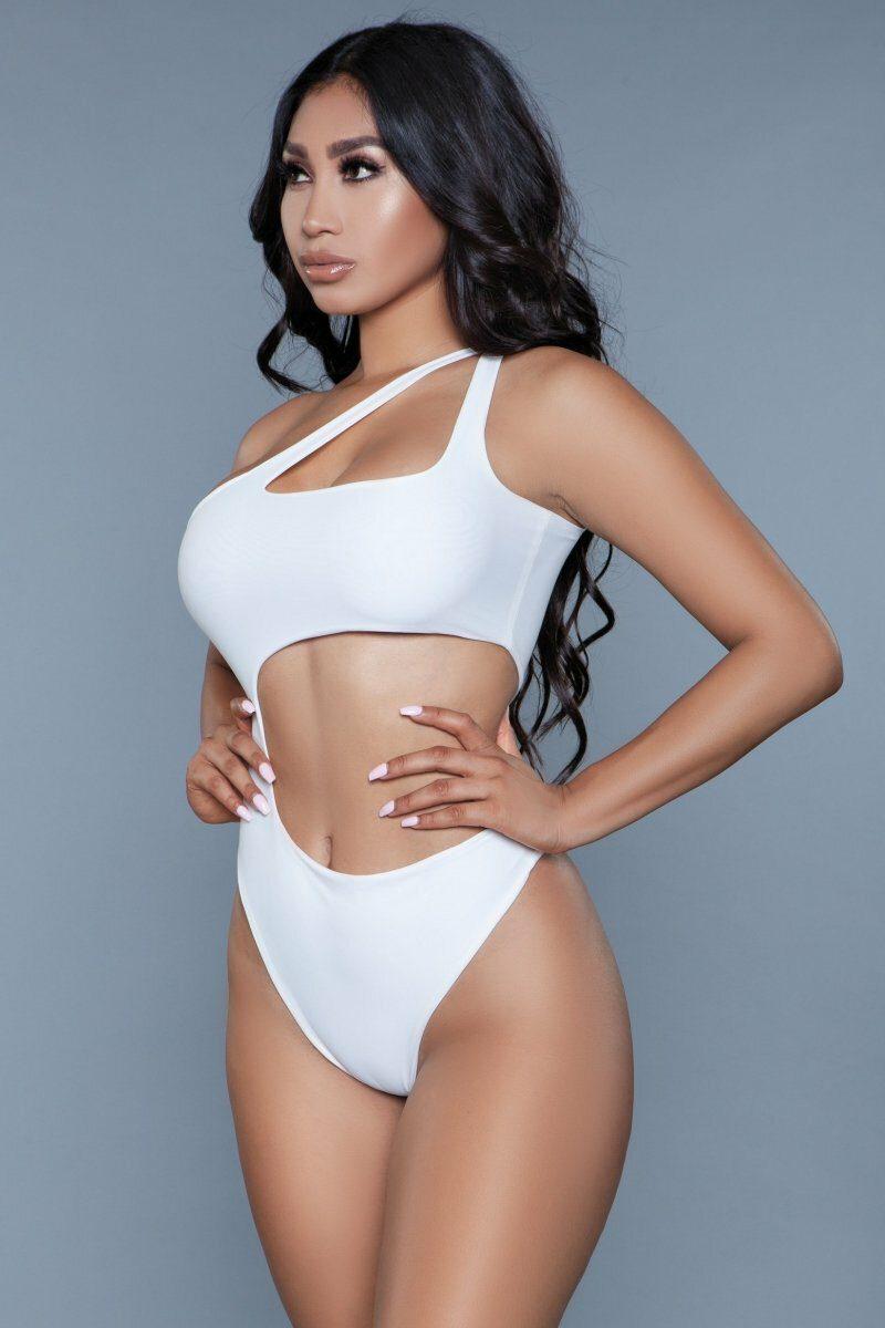  Asymmetrical One Shoulder Swimsuit