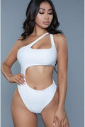  Asymmetrical One Shoulder Swimsuit