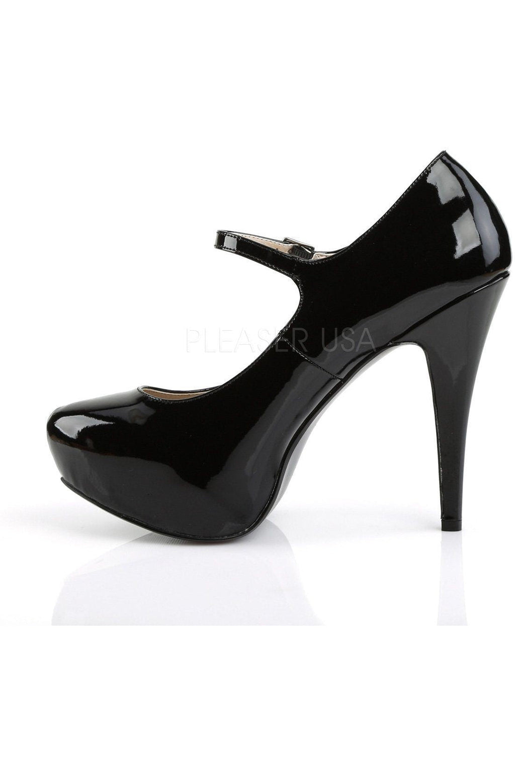  CHLOE-02 Pump | Black Patent