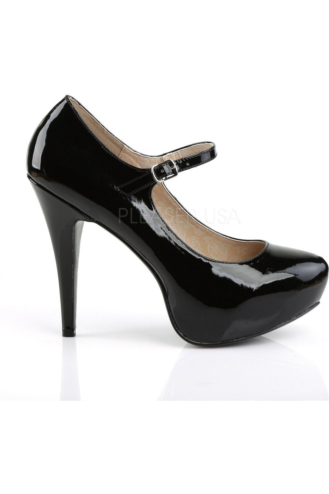  CHLOE-02 Pump | Black Patent