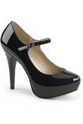  CHLOE-02 Pump | Black Patent