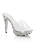  COCKTAIL-501DM Platform Slide | Clear Vinyl