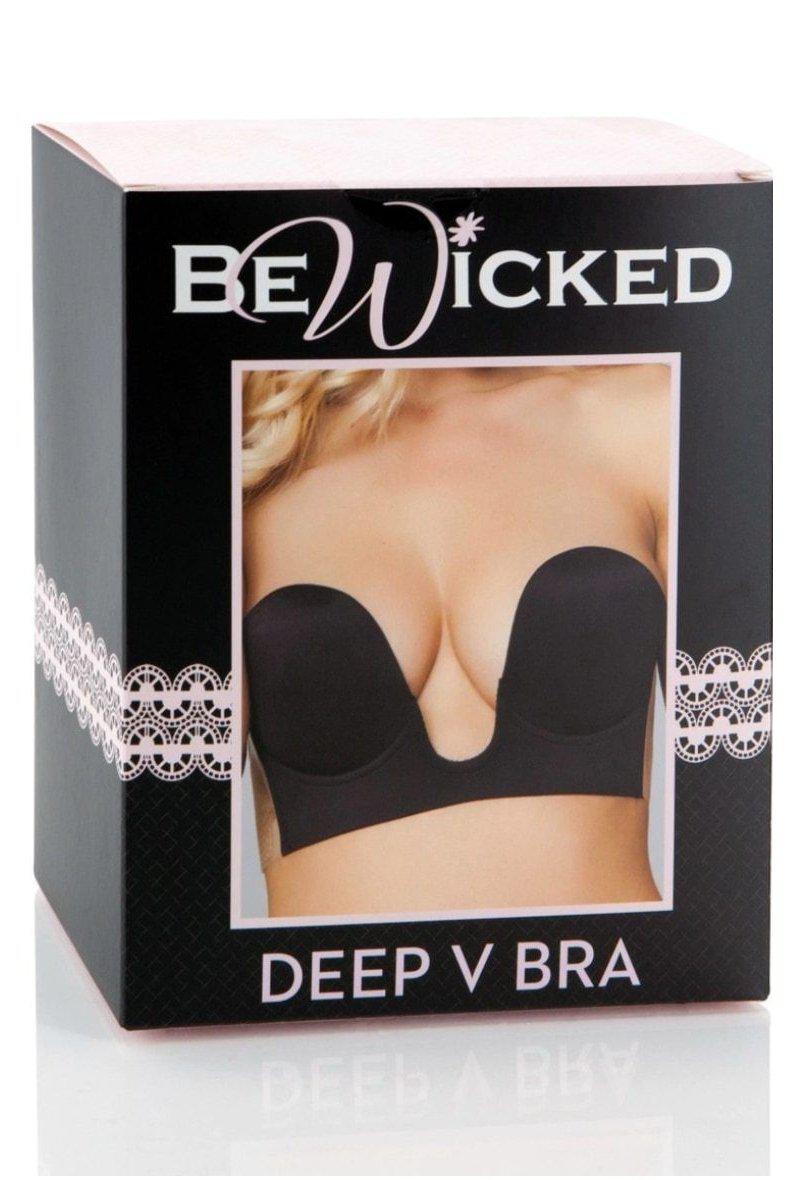  Deep V Silicone Bra