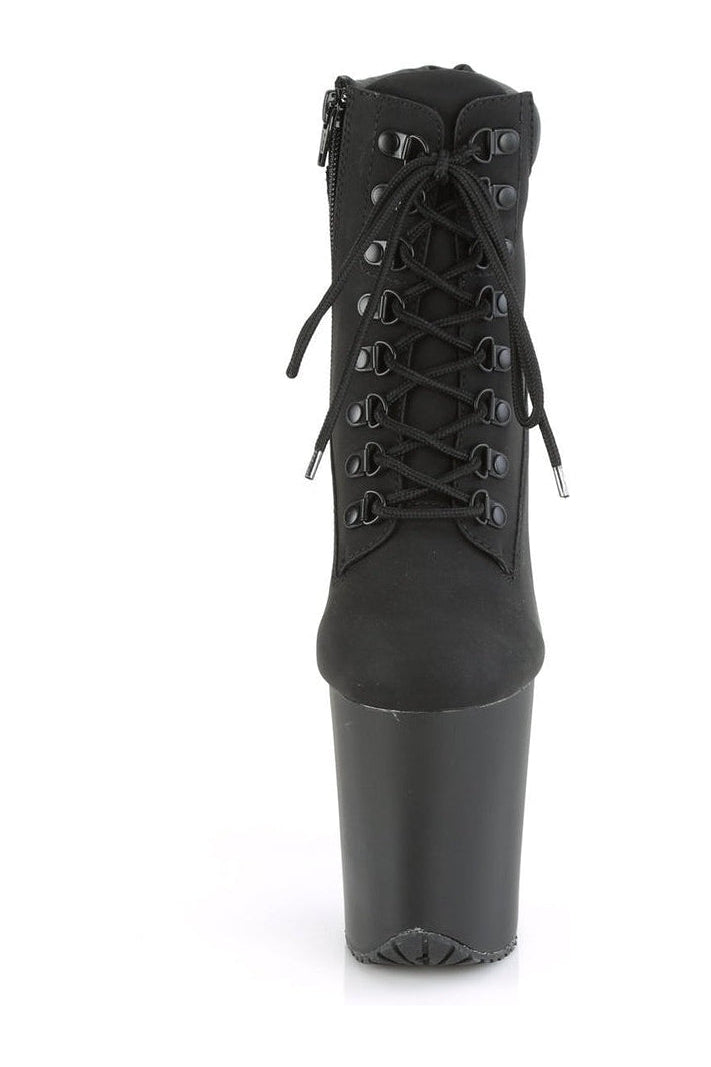 PLEASER FLAMINGO-800TL-02 Exotic Boot | Black Faux Leather