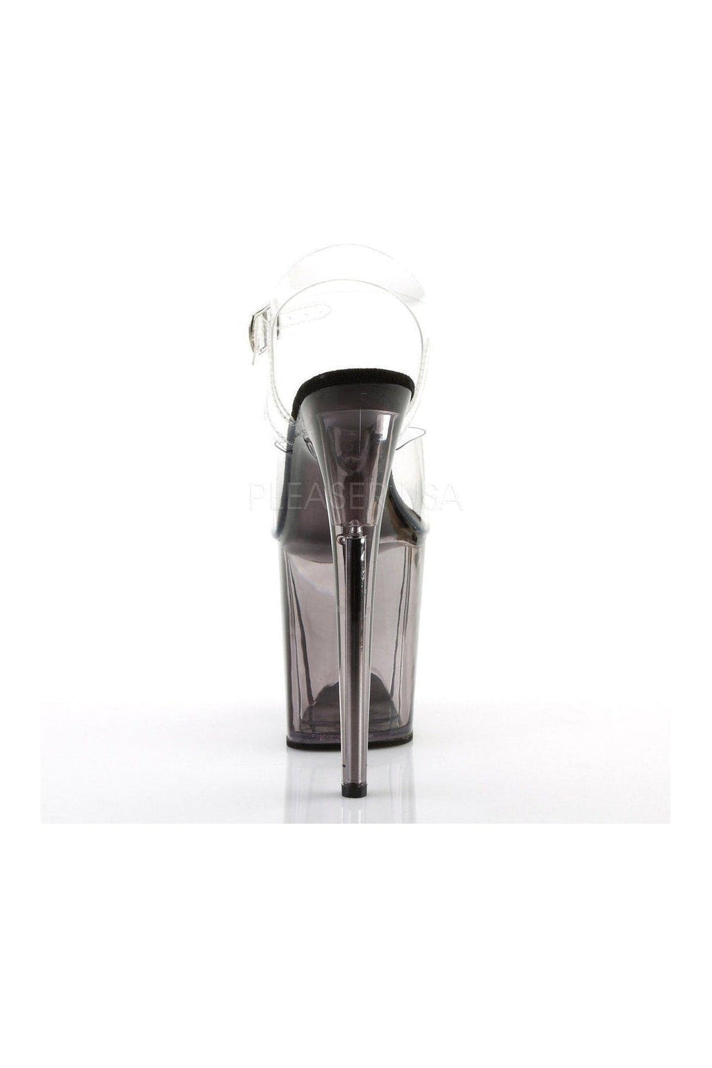 PLEASER FLAMINGO-808T Platform Sandal | Clear Vinyl