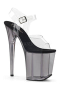 PLEASER FLAMINGO-808T Platform Sandal | Clear Vinyl