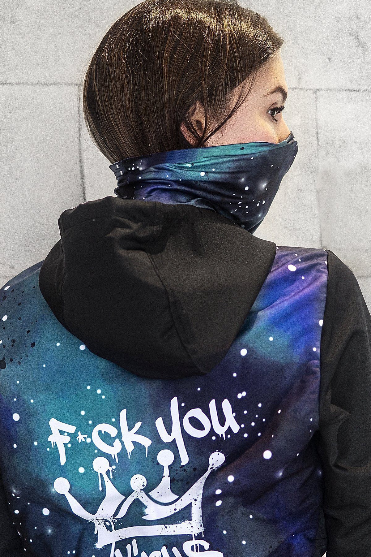  Hooded Jacket With Built In Mask