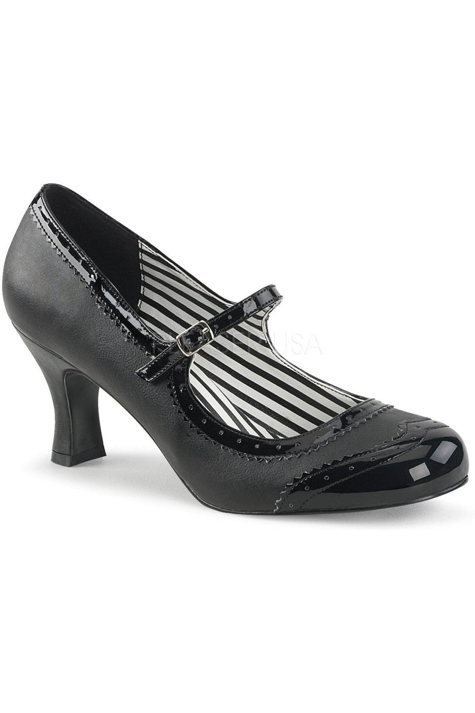  JENNA-06 Pump | Black Patent