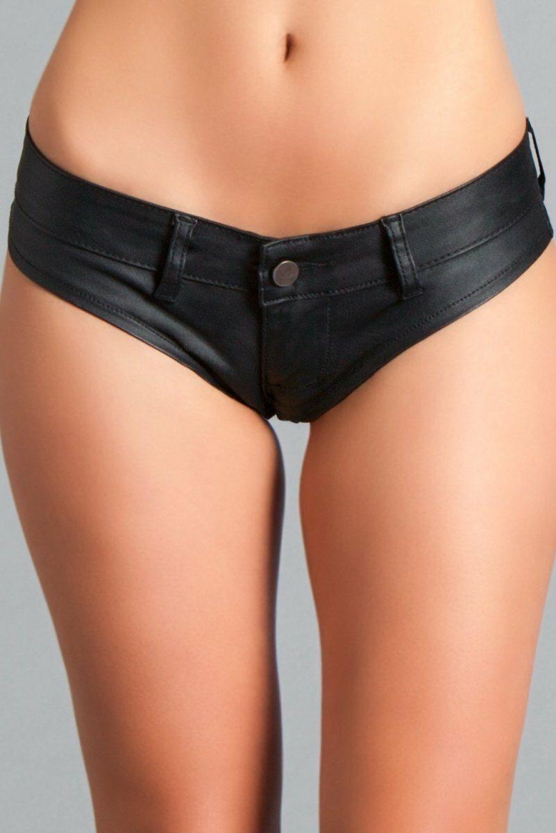  Low Rise Mini Denim Shorts