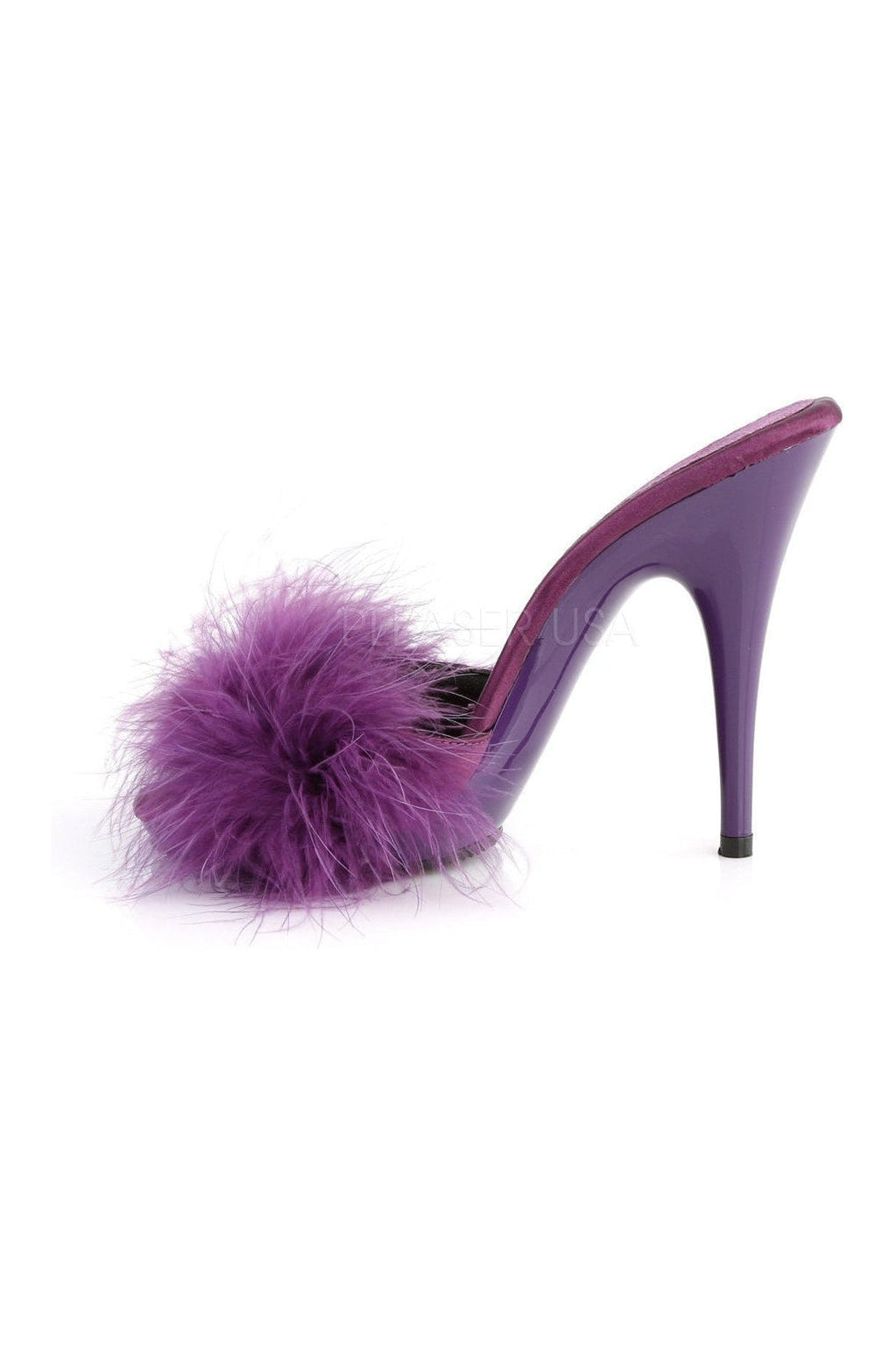  POISE-501F Slide | Purple Genuine Satin