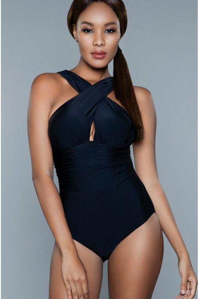  Ruched One Piece Swimsuit