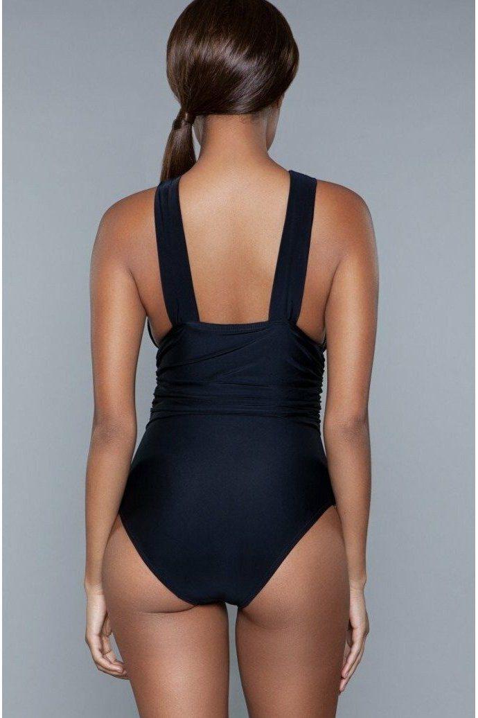  Ruched One Piece Swimsuit