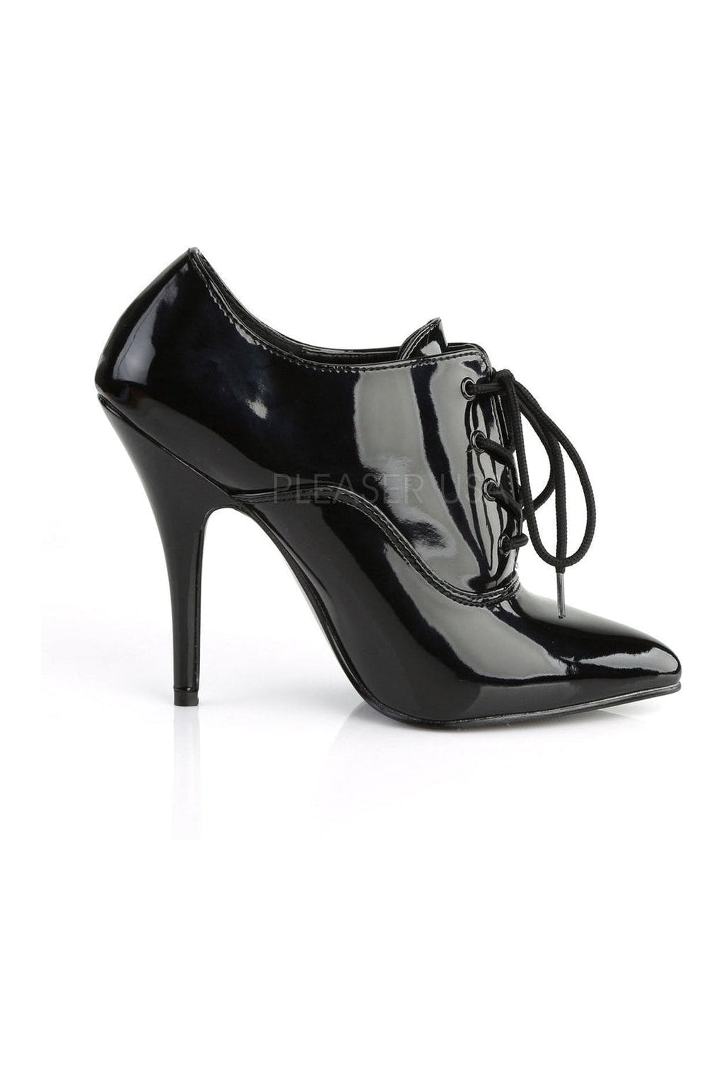 PLEASER SEDUCE-460 Pump | Black Patent