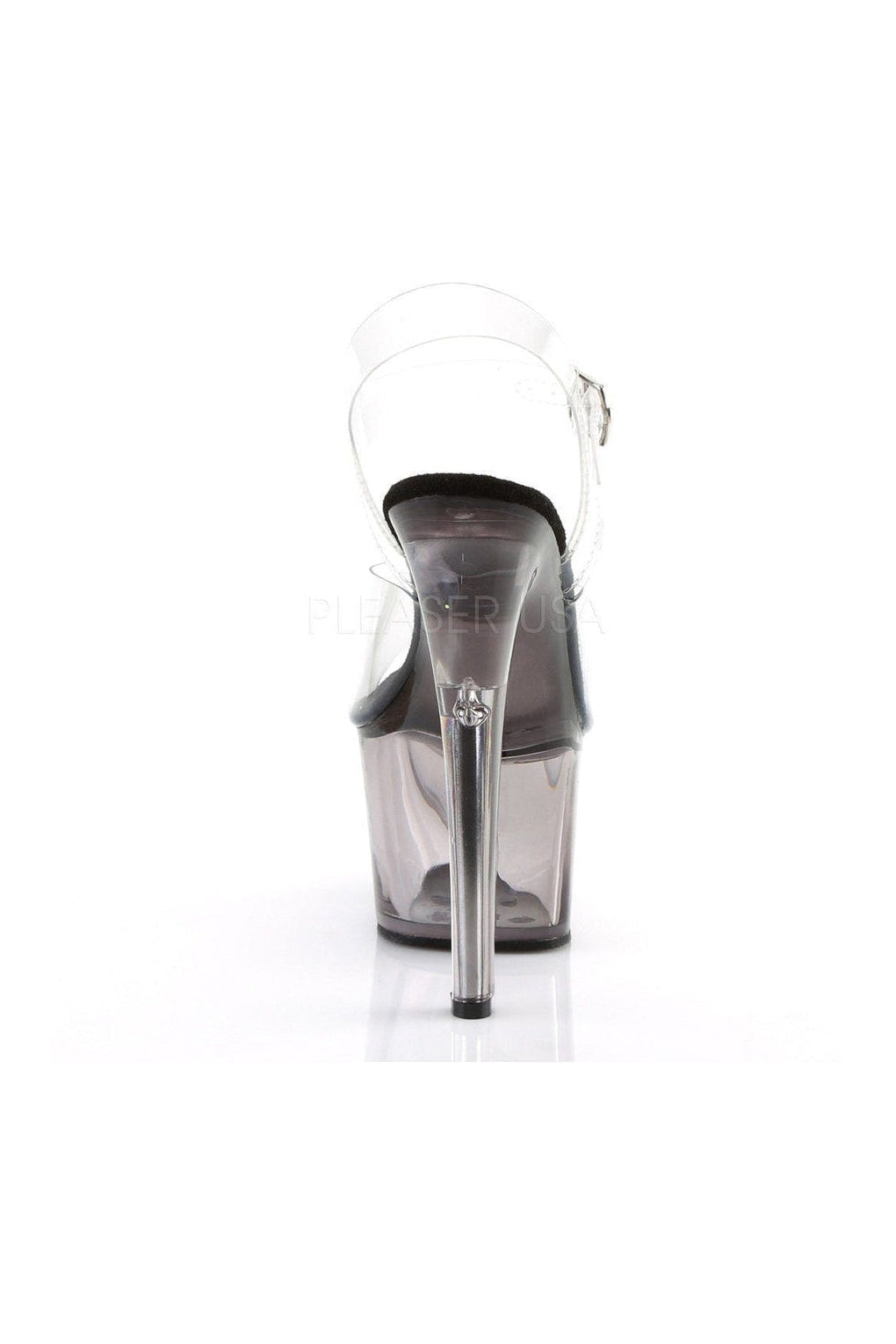 PLEASER SKY-308T Platform Sandal | Clear Vinyl