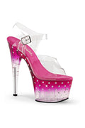 PLEASER STARDUST-708T Sandal | Clear Vinyl