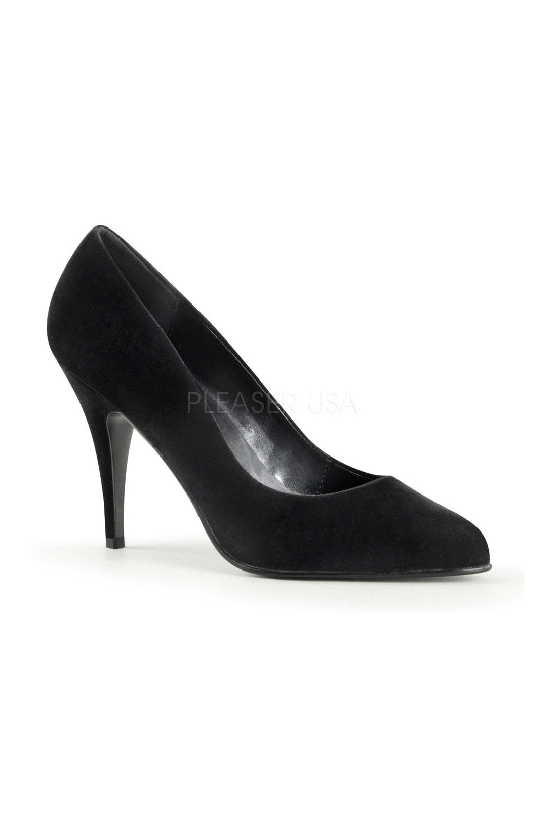 PLEASER VANITY-420 Pump | Black Velvet