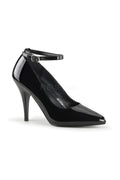 PLEASER VANITY-431 Pump | Black Patent
